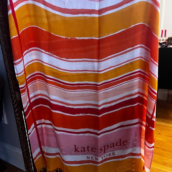 Kate spade New York Ocean Stripe Large Scarf - Picture 7 of 11